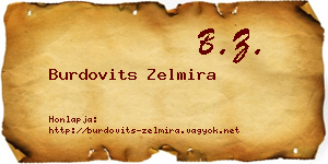 Burdovits Zelmira névjegykártya